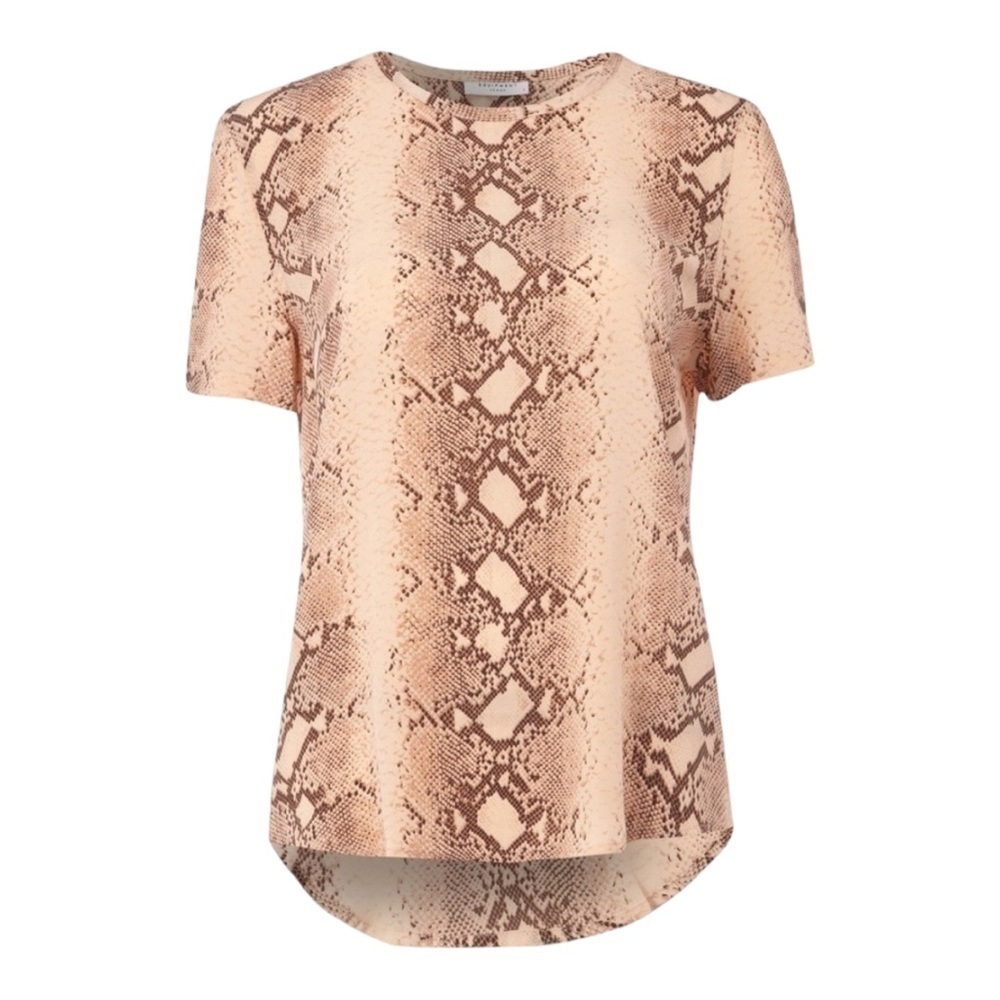 𝅺Equipment Femme Riley 100% Silk Python Print Blouse - Picture 2 of 10